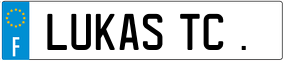 Truck License Plate